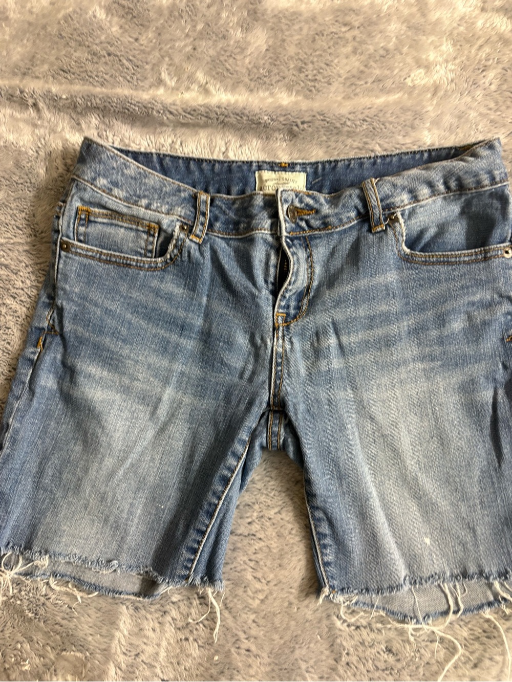 Aeropostale Light Blue Denim Cutoff Shorts